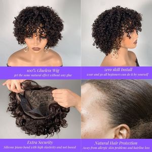 วิกผมลอนแบบไม่พันผมจริงความหนาแน่น250% - Product Image 4