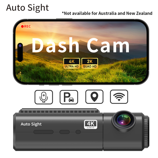Hot Seller Dash Cam with 2 4K Dual Lens Car Recorders Enhances Car Security with High Resolution Cameras