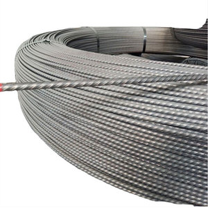 Fil d'acier précontraint pour béton, à faible relaxation, plat, rainuré, spiralé, Gb T5223 Astm A421 Bs5896, 4mm 5mm 6mm 7mm - Product Image 1