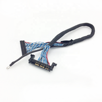 Convertisseur VGA électronique de haute qualité, connecteur LVDS 20 broches, câble d'extension pour écran LCD