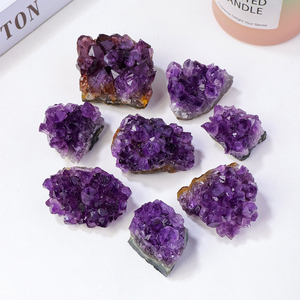 Wholesale Natural Crystal <strong>Crafts</strong> Healing <strong>Gems</strong> Bulk Beautiful Amethyst Cluster for Decoration - Product Image 3