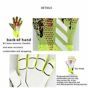 Nhanh chóng vận chuyển 16 màu 2024 mới nhất công nghệ cao thể thao bóng đá găng tay Grip bóng đá chuyên nghiệp thủ môn đào tạo găng tay Predator - Product Image 3