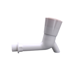 New Diamond-<b>Handle</b> Design White Kitchen Basin Water Saver PP Plastic Extended 1/2" Faucet - Product Image 5