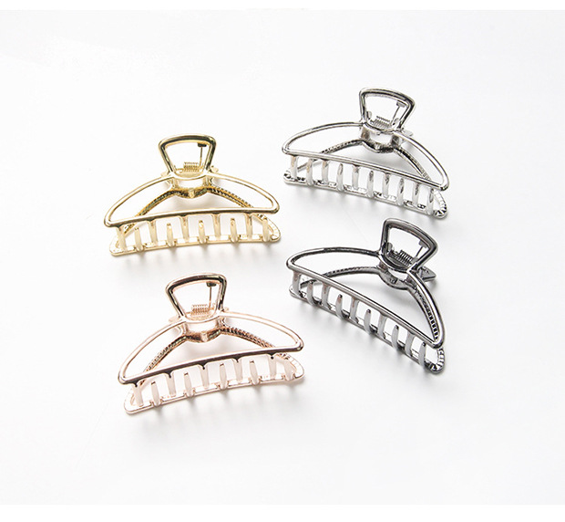 Новые модные корейские Когти для волос большой размер металлическая заколка для волос для женщин аксессуары для волос