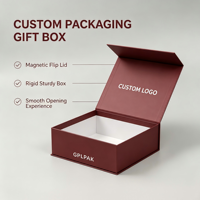 Caja Magnética Rígida con Logotipo Personalizado, Forro Interior en Blanco y Múltiples Dimensiones Opcionales, Cajas de Regalo con Cierre Magnético Personalizado