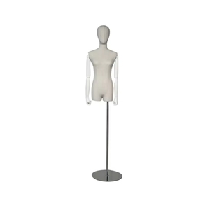 Torse de mannequin en plastique articulé <span class=keywords><strong>vintage</strong></span> demi-corps à la mode - Product Image 4