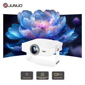 JUNUO 2026 J500 New Private Model Cheap Cost-effective 500ANSI Lumens Cheap J500 Android14 1080P 500ANSI Lumens <b>Projector</b> - Product Image 3