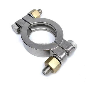Colliers <span class=keywords><strong>de</strong></span> serrage sanitaires en acier inoxydable SS304 haute <span class=keywords><strong>pression</strong></span> 1,5'' 2'' 4'' 6'' 8'' 10'' 12'' - Product Image 1