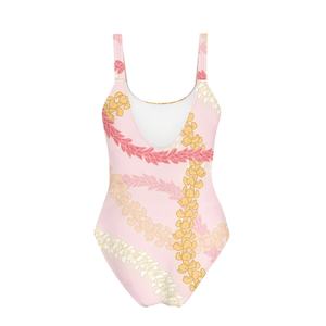 Set di costumi da bagno personalizzati con logo personalizzato swimwear da bagno donna costume da bagno con stampa hawaiana stampa all'ingrosso e senza cuciture bikini - Product Image 5