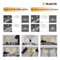 Lampadaire LED prêt à l'emploi AC 3000K/4000K/6500K IP66 IK10 pour routes, autoroutes, parkings et campus