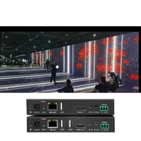 Soporte para Video Wall LCD, 3840X2160 30Hz, 1920X1080 60Hz, Espacio de Color RGB444, Extensor HDBaseT con Alimentación a través de Ethernet (PoC), CE