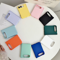 Coque de téléphone en PC rigide effet peau pour iPhone Fold avec charnière centrale, étui de protection pour iPhone Duo Fold