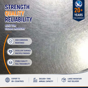 Competitive Price Direct Supply Welding 420 Anti Fingerprint Hot <b>Rolled</b> 1.2mm 1219mm ASTM A240 Stainless Steel Sheet - Product Image 1