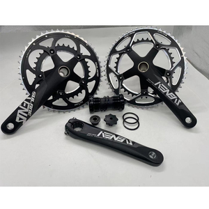 गर्म बेचने चीनी सीएनसी <span class=keywords><strong>Driveline</strong></span> सड़क बाइक Crankset BCD110 34/50 टी chainrings बी बी के साथ 170mm क्रैंक खोखले - Product Image 2