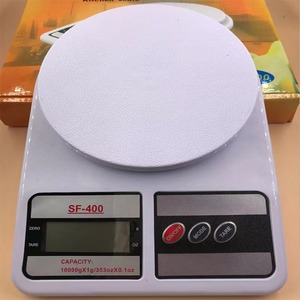 批发SF400电子数字厨房秤白色10公斤容量通用电压110-250V新设计塑料食品称重秤 - Product Image 5