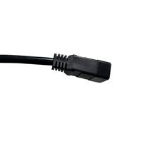 Prise C20 Iec mâle cordon d'alimentation prise 16A 250V 3 broches prise électrique-câble PC/ordinateur noir câbles d'alimentation