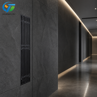 Grille de climatisation en acier plastique de style victorien sur mesure, grille droite, écologique et durable