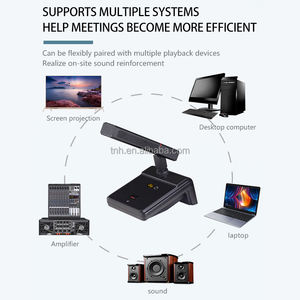 Microfono per Conferenze Wireless TNH UM-E888 UHF FM, Microfono a Collo d'Oca Uno-a-Uno per Insegnamento e Videoconferenze su Computer - Product Image 4