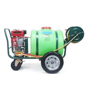 Hand-Push Water Tank <b>Sprayer</b> Core Engine for Agriculture Pesticide Equipment Gasoline Engine Power with Wheels Pump - Product Image 1