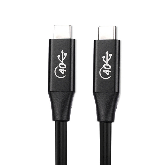 Factory Price Super Speed 40Gbps 0.5m 48V 5A PD240W 8K 60Hz USB 4.0 Type C Male to Type C Male Fast Charing Data Cable