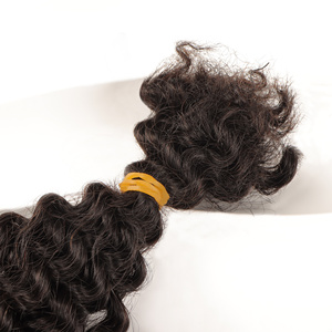 Vaste Vente à Chaud Cheveux Tressés Humains 4a4b4c Bundles <span class=keywords><strong>Afro</strong></span> Extensions de Cheveux Humains <span class=keywords><strong>Afro</strong></span> Crépus en Vrac Cheveux Humains pour Tressage Bouclés - Product Image 5