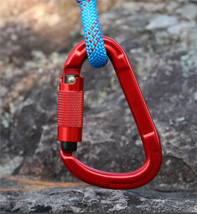 Boucle d'escalade Sécurité Escalade Mousqueton En Aluminium Mousqueton Clip Certification CE 25kn 7075 Aviation Aluminium 90g - Product Image 3