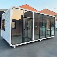Maison Apple 20 pieds 40 pieds Cabine d'hôtel Camping Maison modulaire préfabriquée Tiny Prefab Apple Cabin Container Maison portable