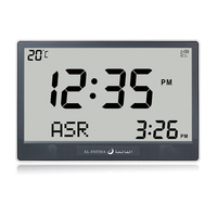 Horloge de prière islamique à grand écran FAJ-4001 neuve d'usine, horloge de prière LED, horloge murale, horloge numérique d'appel à la prière pour mosquée musulmane