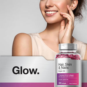 Cápsulas blandas de vitaminas para cabello, piel y uñas ODM/OEM con biotina y colágeno con infusión de aceite de argán y suplemento de aceite de coco - Product Image 6