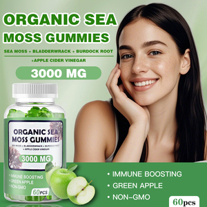 Caramelle Gommose Energetiche Vitality Seamoss - Potenza Cerebrale, Sollievo dalla Stanchezza, Perdita di Peso + Disintossicazione con Alghe Biologiche per Adulti - Product Image 3