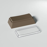 DIY Detachable Transparent Keyboard PC PBT Material Blank Profile 2u R4 Cherry Keycaps