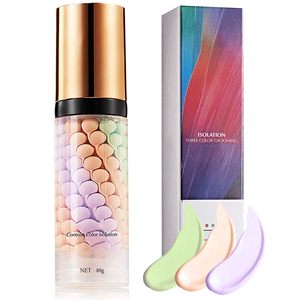 Prebase Correctora Tricolor Natural OEM, Prebase Facial Hidratante, Control de Grasa, Iluminadora, Correctora de Color, Base de Maquillaje - Product Image 1