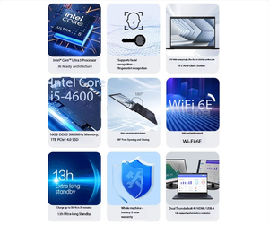 Ordinateur portable Dawn 4 PX674CMA125 U5-125H neuf, SSD 16 Go, métal, écran IPS 16 <span class=keywords><strong>pouces</strong></span>, résolution 1K, reconnaissance d'empreintes digitales, noir - Product Image 3