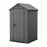 Petit abri de jardin extérieur, remise à outils verrouillable pour le rangement des équipements de jardin, de patio et de pelouse