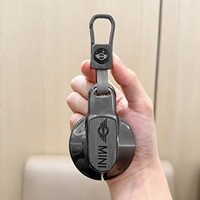 Housse de clé pour BMW Mini Cooper, étui de protection en cuir et alliage de zinc pour Clubman, Hardtop, Cabriolet, Countryman
