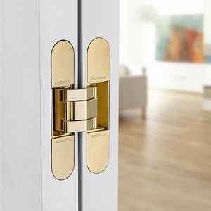 Изысканная 3D регулируемая скрытая дверная петля из сверхпрочного цинкового сплава, современная невидимая петля для ворот, скрытая фурнитура - Product Image 3