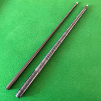 Queue de billard professionnelle en fibre de carbone 2 pièces, ultra faible flexion, haute qualité, avec embout en carbone 3K, design léger, pointe 10-13