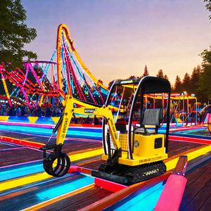 Su misura Mini <span class=keywords><strong>escavatore</strong></span> parco divertimenti giostre per i bambini in vendita in spagnolo giapponese inglese - Product Image 5