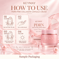 Crème hydratante raffermissante et nourrissante au collagène rose PDRN pour tous types de peaux, marque privée, OEM, ODM, vente en gros