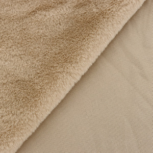 Vente en gros de tissu en <span class=keywords><strong>peluche</strong></span> en fourrure de lapin de haute qualité sans perte vêtements poupées Textiles de maison couvertures tissus - Product Image 6