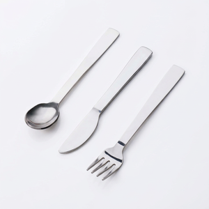 Déjeuner de qualité garantie Fourchette occidentale élégante Cuillère Couverts Design fabuleux Poignée en acier Couteau et cuillère Fourchette Couverts Ensemble - Product Image 2