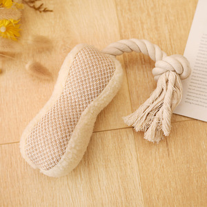 Manufacturer Wholesale OEM Custom Logo Durable Eco-Friendly Plush Rope Chew <b>Toys</b> for Dogs-Funny Playing Outdoor/Indoor Use - Product Image 5