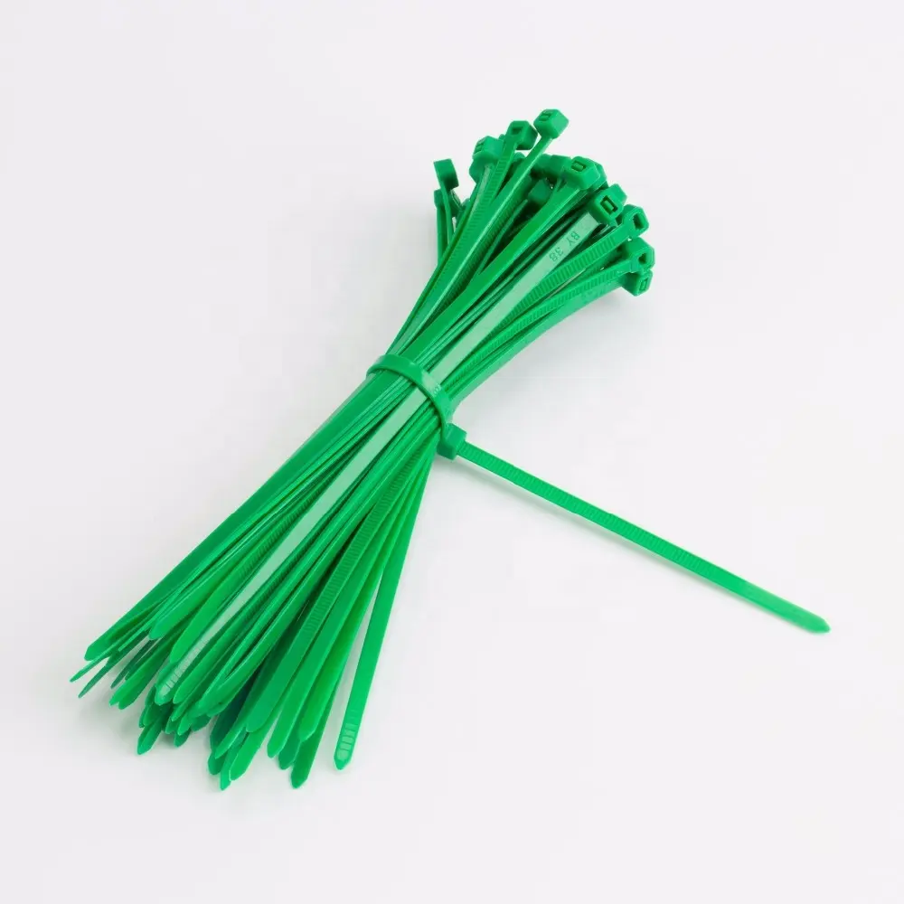 Factory direct selling 2.5*100 mm heat stabilized resistance plastic tie straps self lock type nylon 66 CABLE TIES