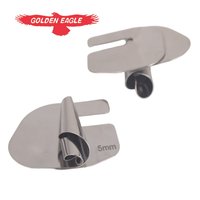 8 pièces Pied presseur universel pour ourlet roulé 3-10 mm, avec tube de traction pour ourlet en spirale et accessoires de couture