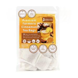Infusión Premium de 30 Bolsitas de Té de Cúrcuma Cruda, <span class=keywords><strong>Jengibre</strong></span> <span class=keywords><strong>y</strong></span> <span class=keywords><strong>Canela</strong></span> para el Bienestar con 18 Meses de Duración - Product Image 1