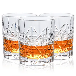 Großhandel Luxus kreatives einzigartiges angepasstes Kristall Whiskey Weinglas kleines Trinkglas für Whiskey Trinken IWIN Fabrik