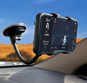 360° Rotatable Flexible Long Arm Suction Cup Phone Mount Universal Lazy <b>Clip</b> Holder for <b>Car</b> Windshield - Product Image 5