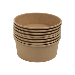 Tazón de Papel Negro y Kraft de Primera Calidad con Logotipo y Tamaño Personalizados para Restaurante, Ensaladas, Sopas, Fideos y Comida para Llevar - Product Image 6