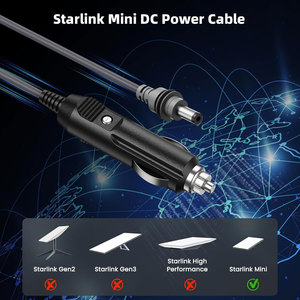Câble d'alimentation DC Starlink Mini étanche 3m/10ft pas cher d'usine - Cordon adaptateur gris 18AWG pour véhicules 12V-24V - Product Image 4
