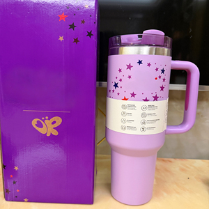 Bán Buôn Mỹ Phiên Bản Stan 40Oz Với Giftbox Termo Xử Lý Cốc Nước Bằng Thép Không Gỉ Rơm Cốc Tím Cách Nhiệt Mùa Đông Cốc - Product Image 3